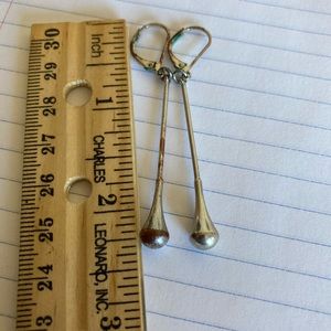 Silver Drop Earrings